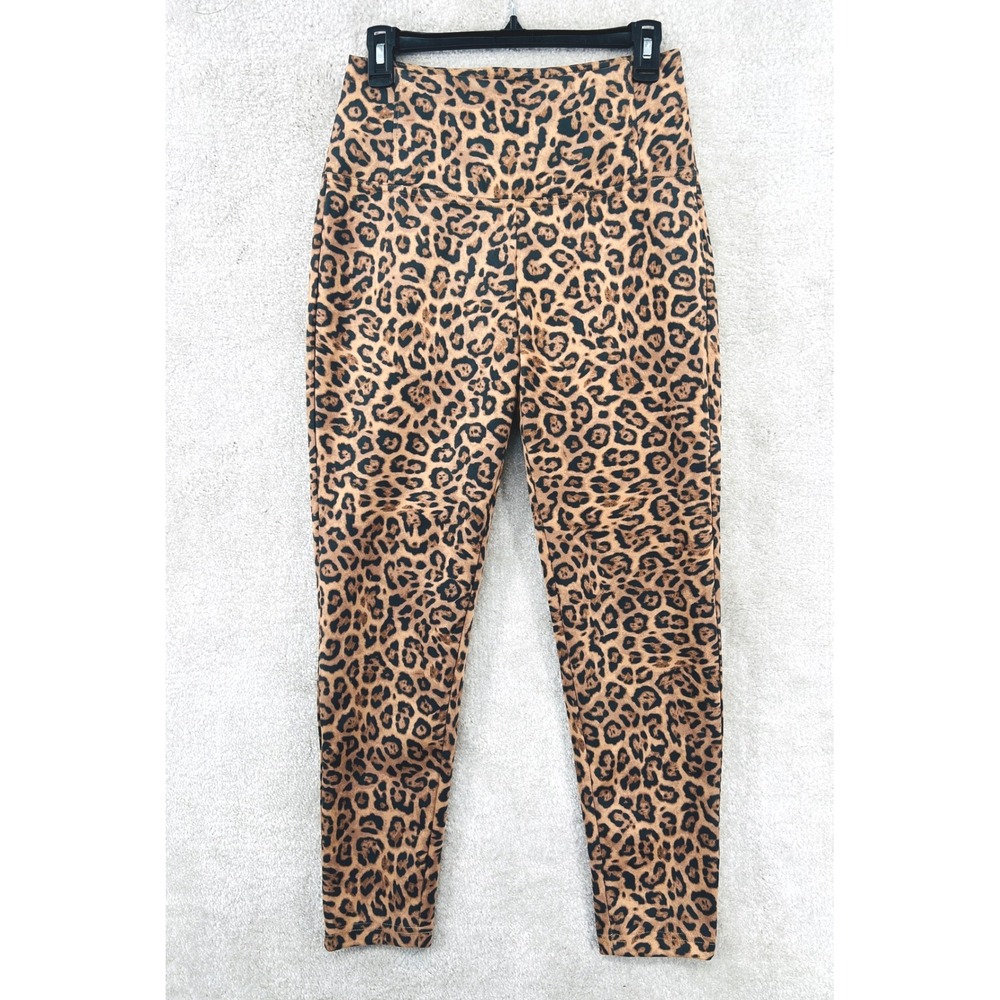 Tinsel Animal Print Leggings Size L Brown Butter Soft High Waisted Mob Wife